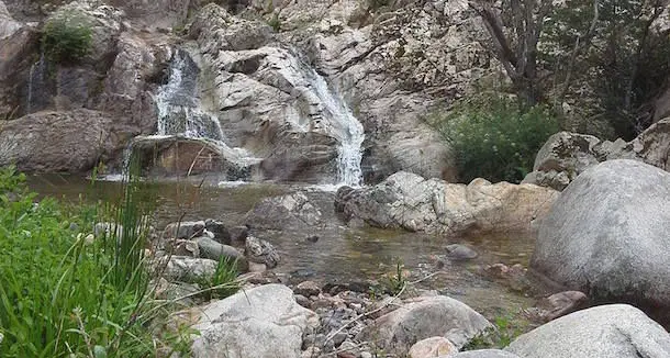 Le gole di Pirincanes e le cascate di Rio 'e Forru nel massiccio Gennargentu