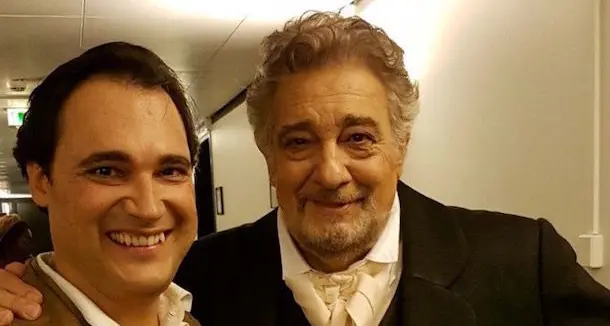 A Parigi Francesco Demuro canta con Placido Domingo