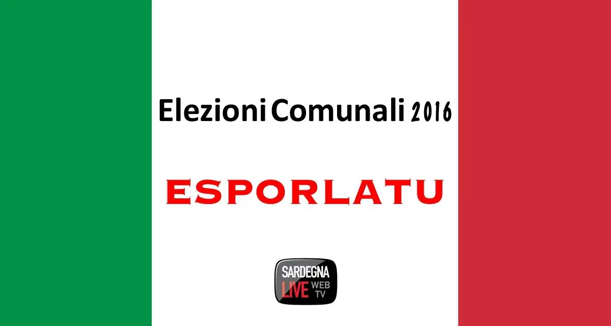 Esporlatu. Elezione del sindaco e rinnovo del Consiglio comunale
