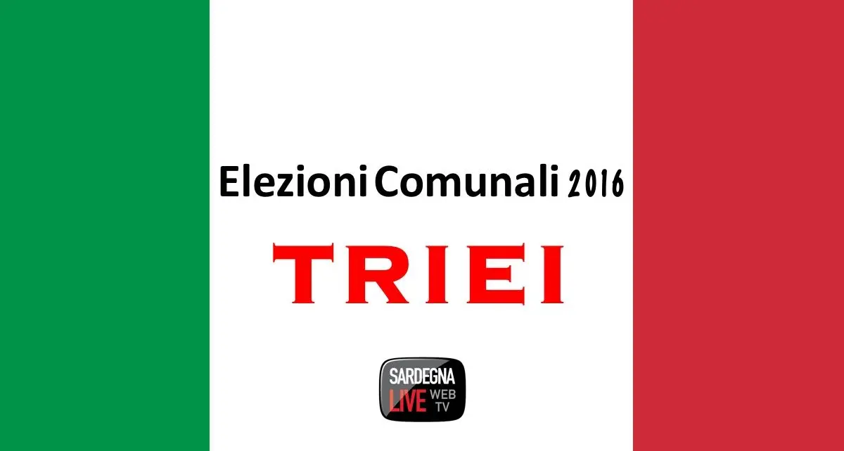 Triei. Elezione del sindaco e rinnovo del Consiglio comunale