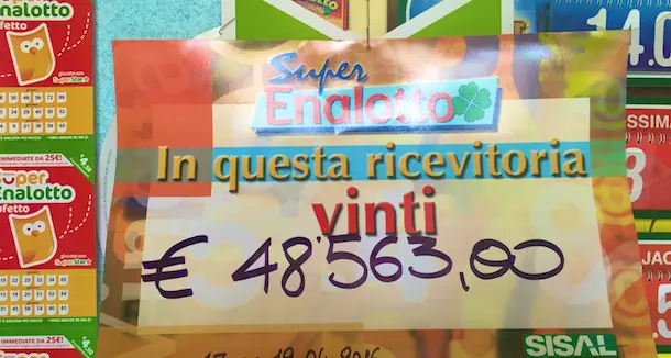 La dea bendata bacia Ovodda: vinti al nuovo SuperEnalotto cinquanta mila euro