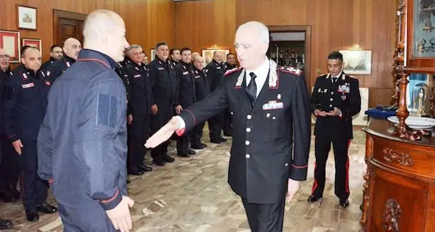 Visita in Sardegna del Comandante Generale dell'Arma dei Carabinieri Tullio Del Sette