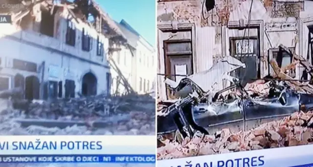 Terremoto Croazia: scossa di magnitudo 6.4 vicino a Zagabria. Edifici crollati, ci sono vittime