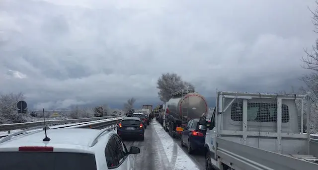 Neve in Sardegna, la situazione sulle strade