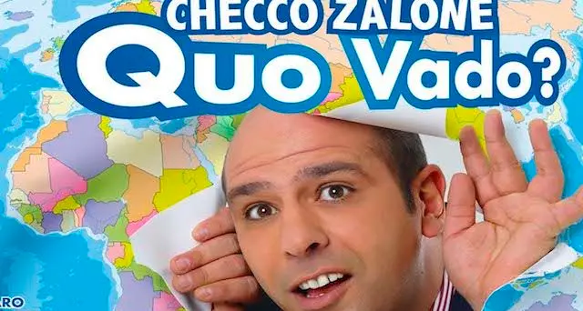 Sabato al cineteatro la proiezione del film \"Quo vado\" di Checco Zalone