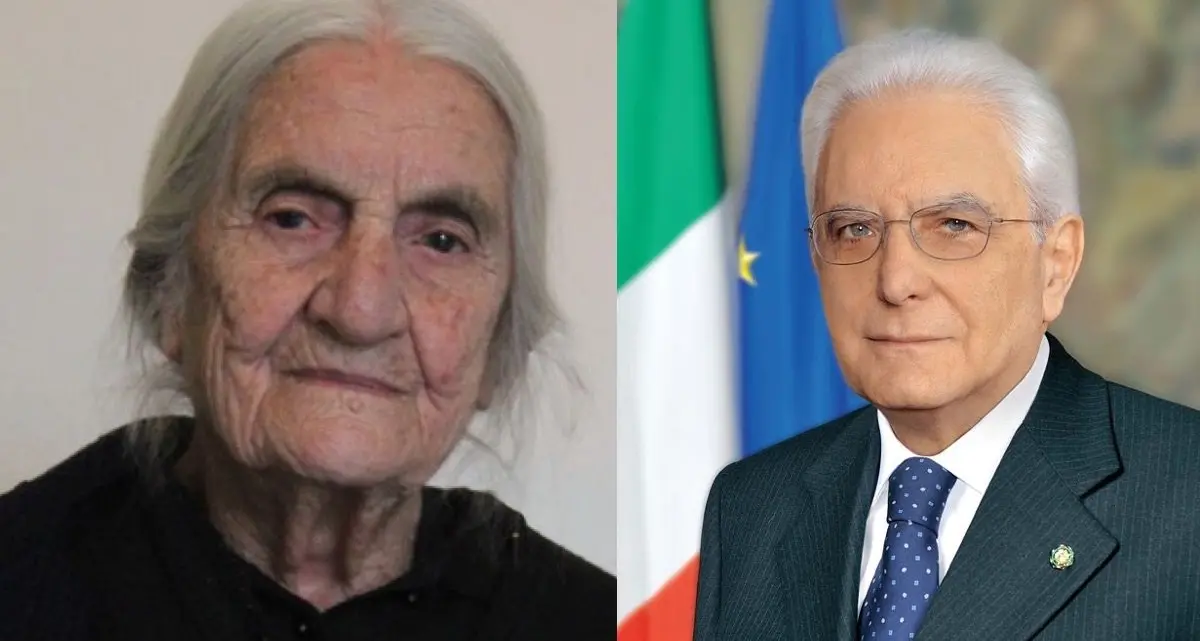 Il Presidente e la centenaria di Ovodda