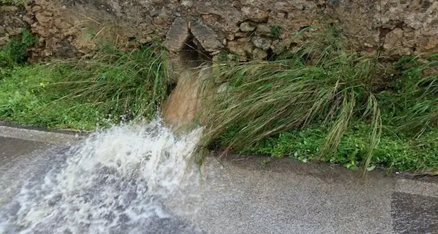 Maltempo, chiusa al traffico la strada per Valverde