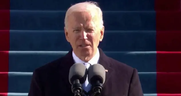 Biden durante il discorso di insediamento: \"Sarò il presidente di tutti gli americani\"