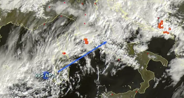 Forte perturbazione sulla Sardegna e maltempo sino a mercoledì