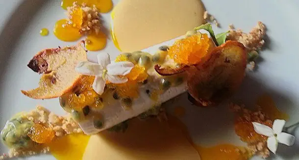 Parfet alla ricotta, zabaione al filu'e ferru, granita allo zafferano