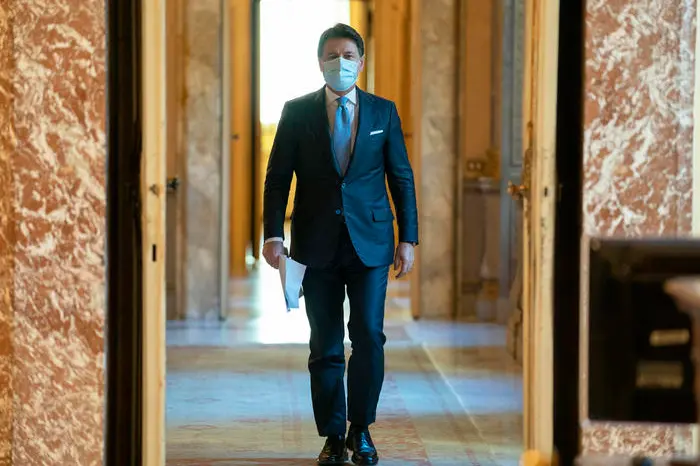 Il presidente del Consiglio, Giuseppe Conte, il 14 dicembre 2020. ANSA/FILIPPO ATTILI/US PALAZZO CHIGI +++ NO SALES, EDITORIAL USE ONLY +++