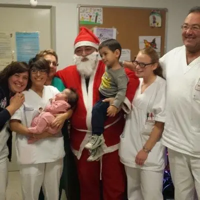 Babbo Natale della Polizia nel reparto di Pediatria del San Francesco