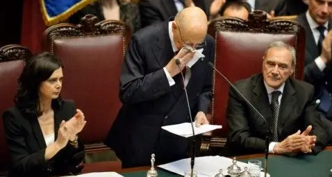 Napolitano tra rigore e commozione