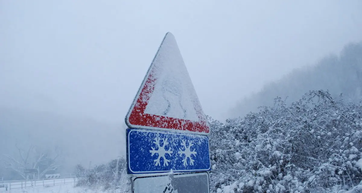 Nevica sulle cime del Gennargentu