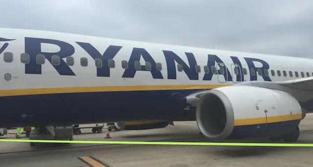 Ryanair: in vendita a 5 euro 100mila biglietti aerei