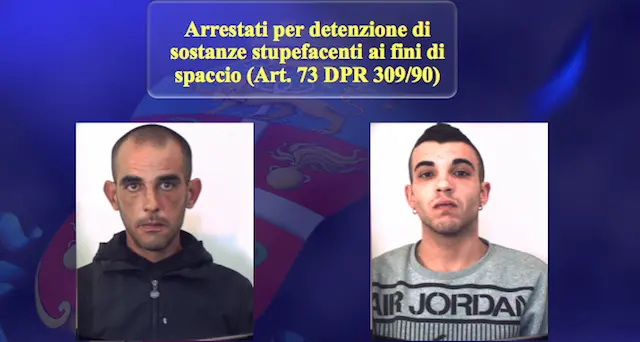 Droga nei cespugli: arrestati due cagliaritani