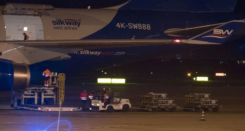 Un boeing 747 cargo carico bombe è decollato questa mattina prima dell'alba dall'aeroporto di Cagliari