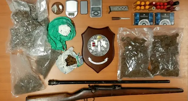 Droga e armi nell'ovile, la scoperta dei carabinieri
