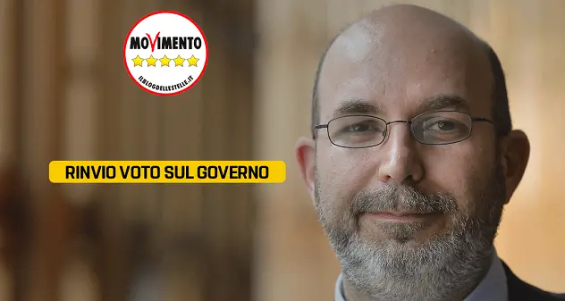 Crimi su Rousseau: \"Rinviato voto sul Governo\"