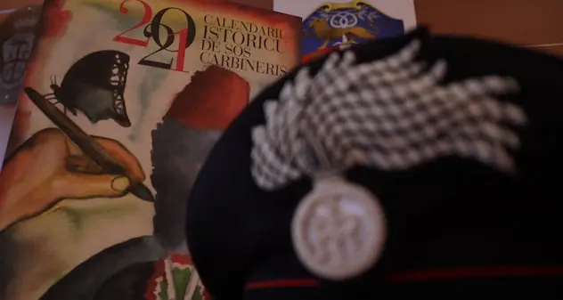 Calendario storico in lingua Sarda dell'Arma dei Carabinieri