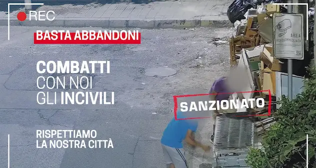 \"Basta abbandoni di rifiuti\": video per sensibilizzare i cittadini di Cagliari