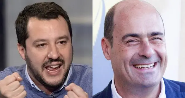 Salvini: \"L'euro non è irreversibile\". Zingaretti: \"Italia forte solo in Europa\"