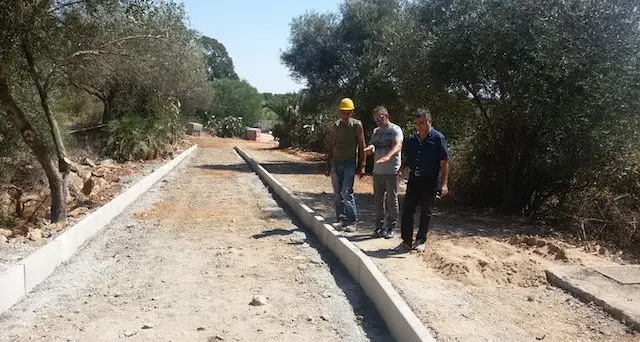 Lavori in corso per la nuova pista ciclabile Lido – Fertilia