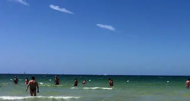 Divieto di balneazione al Lido