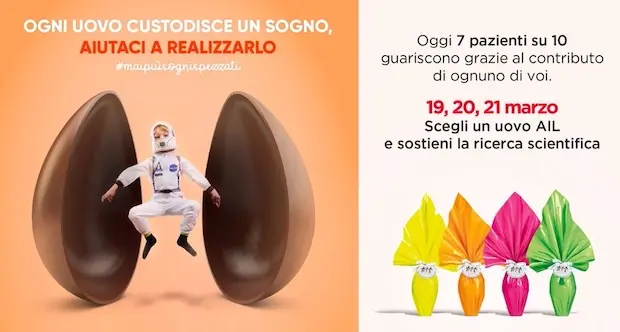 Nel primo weekend di primavera tornano le uova di Pasqua dell’Ail
