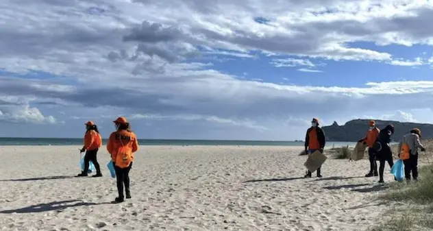 \"Poetto pulito\": giovani raccolgono i rifiuti abbandonati lungo l'arenile