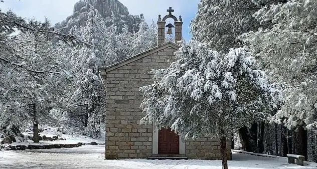 Neve in Sardegna: l'Isola apre le porte alla bella stagione tingendosi di bianco