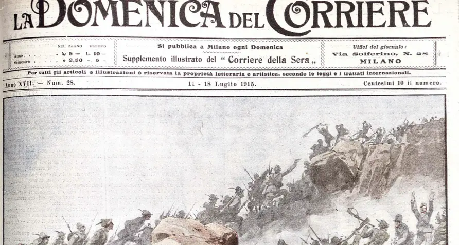 Prima Guerra mondiale. Nel mese di luglio di cento anni fa era già iniziata per l'Italia l'orribile carneficina