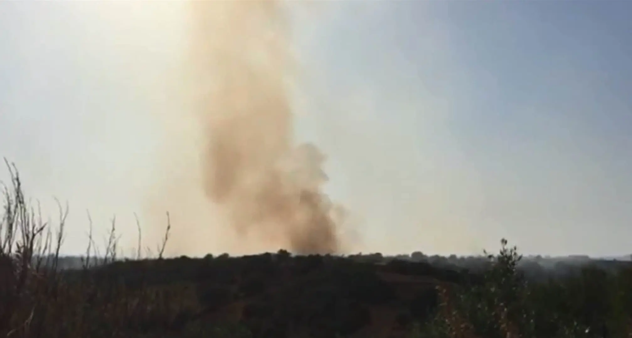 Incendio a Sedilo, ecco il video