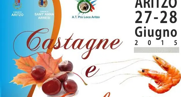 Prima edizione di Castagne e Gamberetti per siglare il gemellaggio con Sant'Anna Arresi