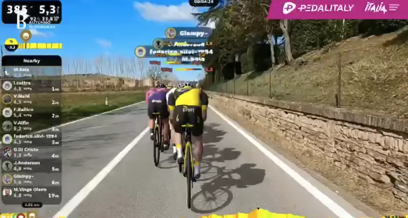 Il virtual race di ciclismo inaugura il primo Giro di Autunno in Barbagia