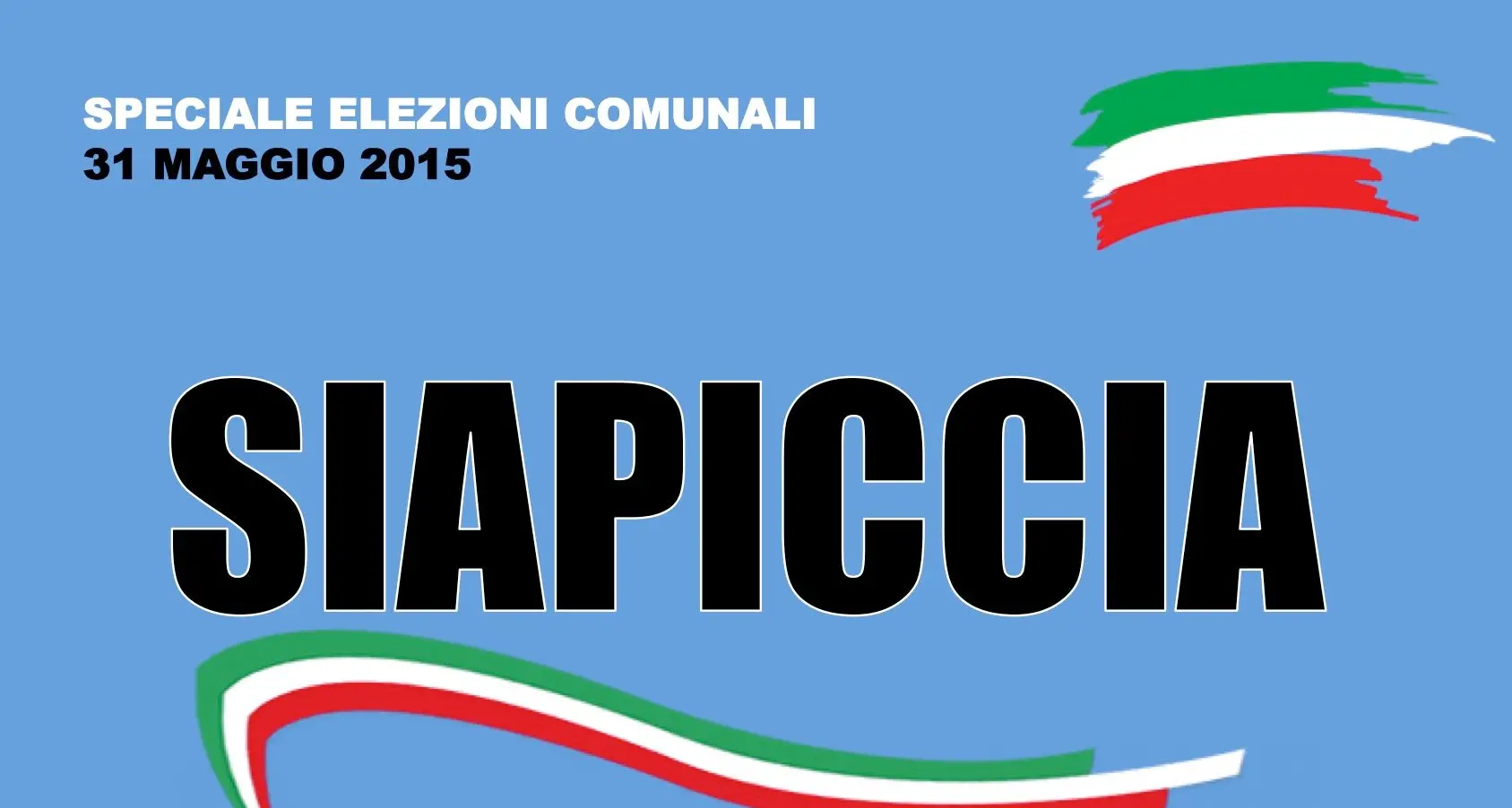 Siapiccia. Elezioni Comunali 31 maggio 2015. I risultati delle votazioni