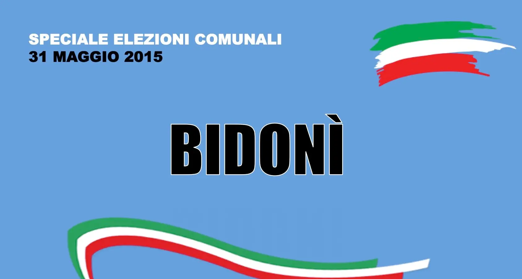 Bidonì. Elezioni Comunali 31 maggio 2015. I risultati delle votazioni