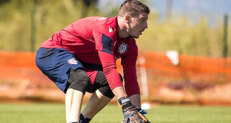 Il portiere del Cagliari Cragno positivo al Covid-19