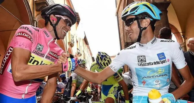 Contador maglia rosa a Milano, Aru miglior giovane e secondo a 1'53''