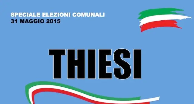 Thiesi. Elezioni Comunali 31 maggio 2015. I risultati delle votazioni