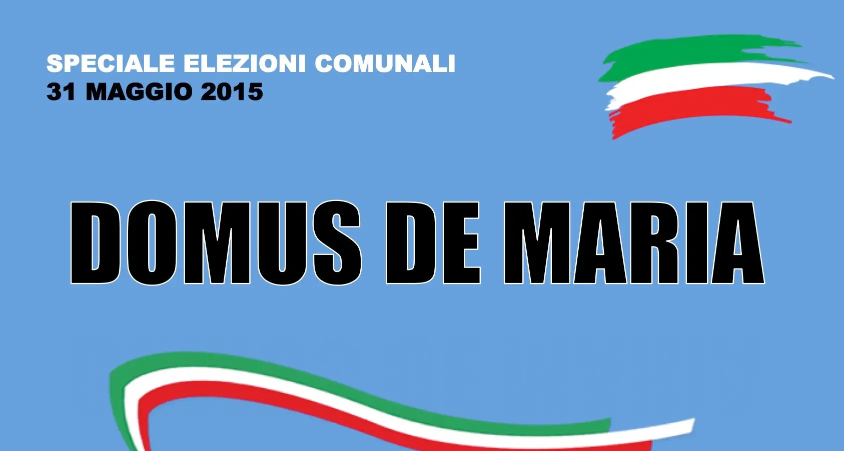 Domus de Maria. Elezioni Comunali 31 maggio 2015. I risultati delle votazioni