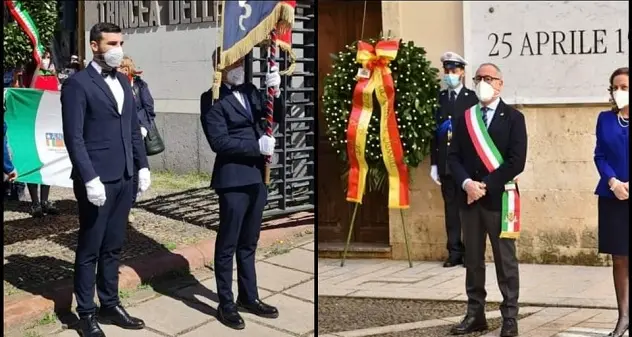 Celebrazione 25 aprile a Cagliari e Sassari: depositate corone d'alloro in memoria delle vittime