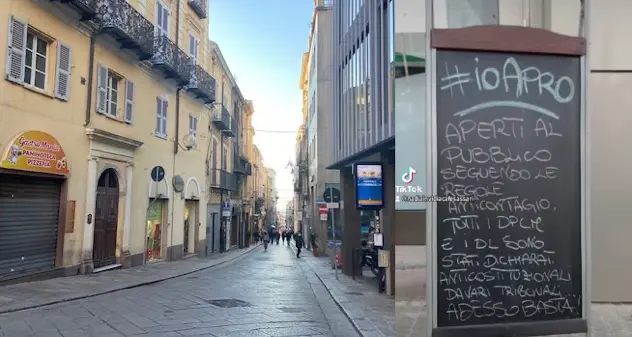 Sassari. Protesta #ioapro interrotta dalle forze dell'ordine