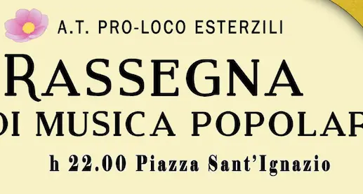 Rassegna della Musica Popolare: grande appuntamento a Esterzili