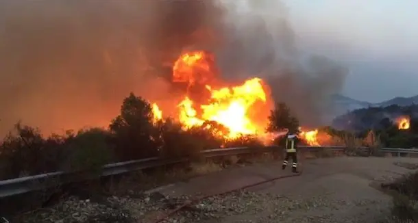 La Sardegna brucia: 14 gli incendi nella giornata di ieri. VIDEO