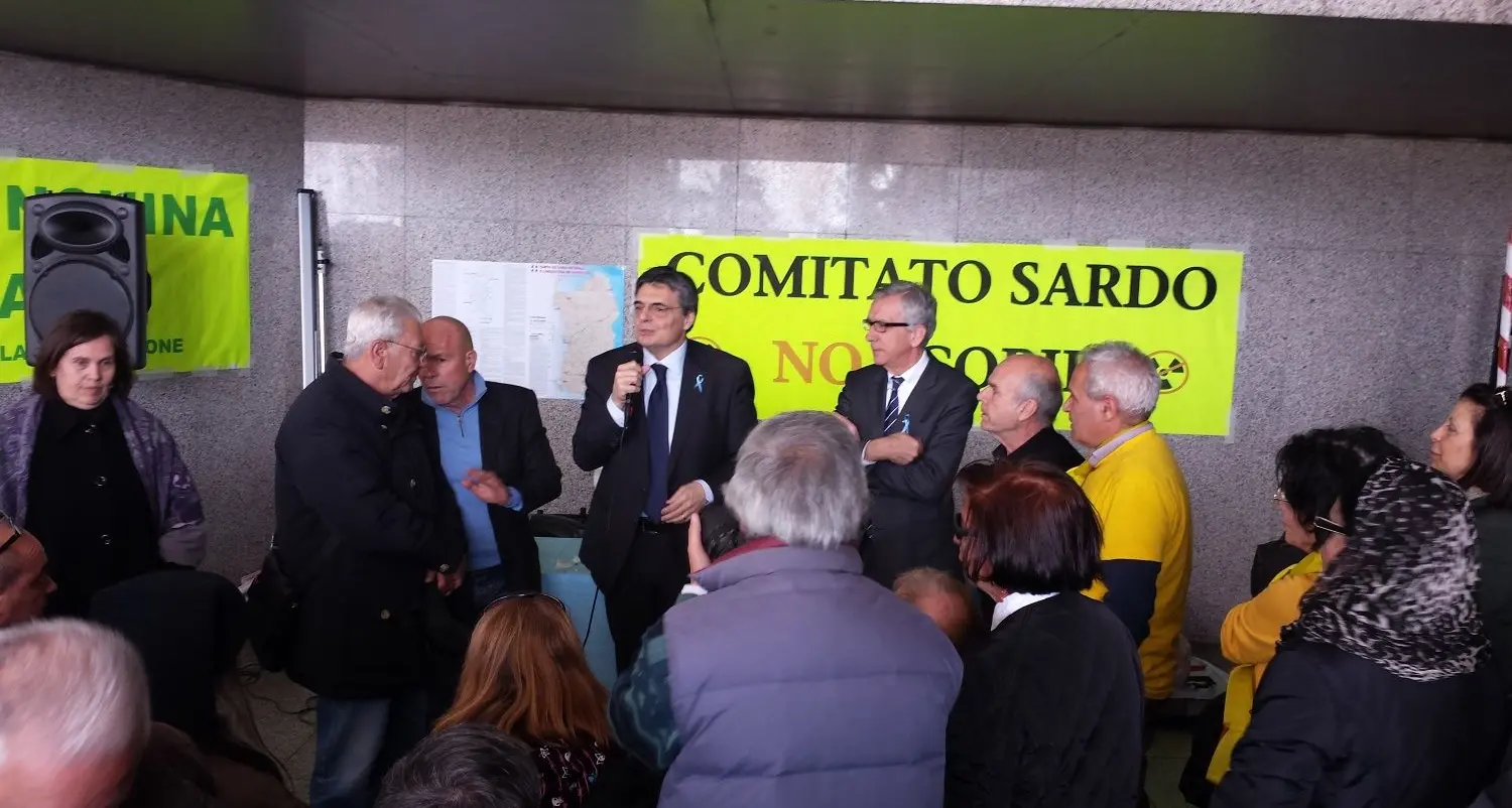 Ganau e Pigliaru ricevono una delegazione del comitato NO SCORIE: “Una battaglia comune che vede uniti tutti i sardi”