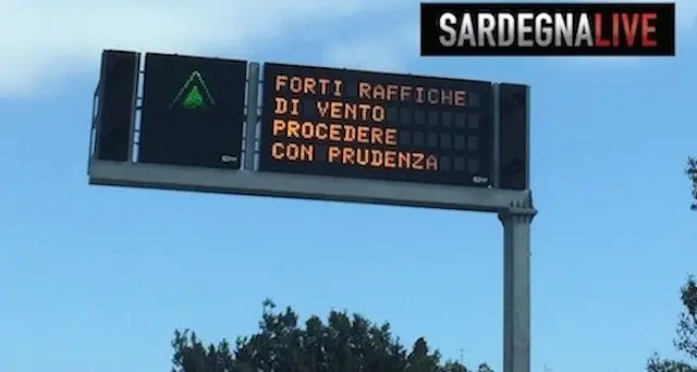 Ancora forte vento sulla Sardegna