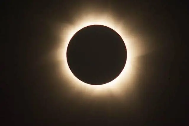 A total solar eclipse seen from Ellis Beach north of Cairns in far north Queensland, Australia, 14 November 2012. North Queensland was plunged into total darkness when it experienced a total solar eclipse. Astronomy buffs gathered in and around the Queensland city of Cairns, 1,800 kilometres north of Brisbane, saw the sun entirely blocked by the moon for around two minutes. At the point of totality, when the sun and the moon line up perfectly, clearly visible was what looked like a diamond ring as one blistering bubble of light shone out from behind the sun-moon disc.  ANSA/BRIAN CASSEY AUSTRALIA AND NEW ZEALAND OUT