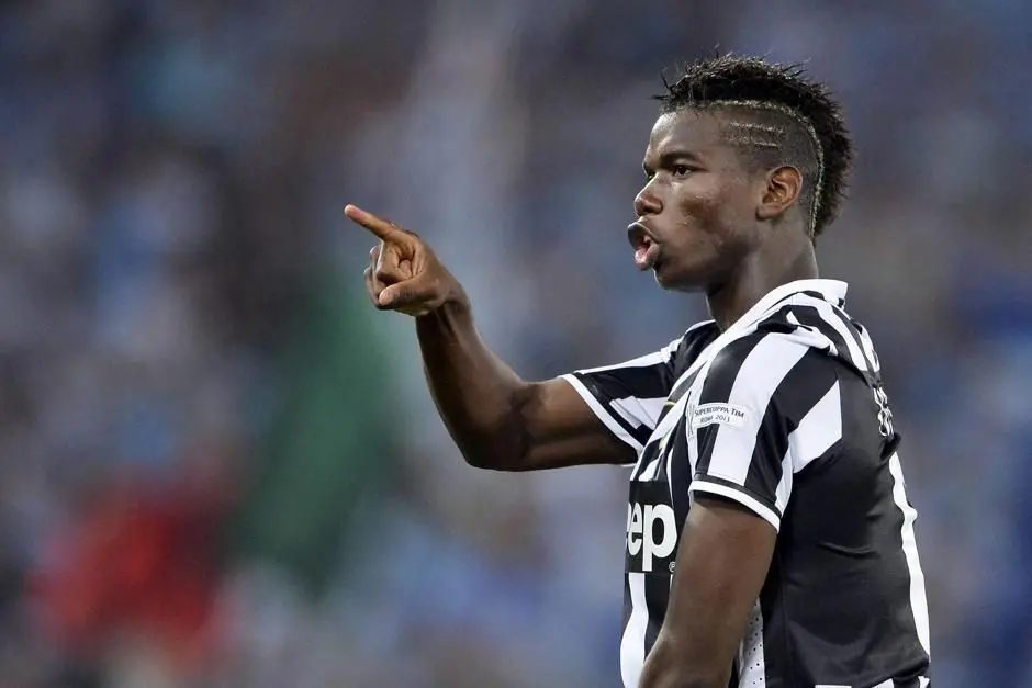 Foto Daniele Badolato / LaPresse\\r18 08 2013 Roma\\rSport\\rSupercoppa Italiana 2013 Lazio vs. Juventus\\rNella foto : Paul Pogba esulta per il gol del 0-1\\r\\rPhoto Daniele Badolato LaPresse\\r18 08 2013 Roma\\rSport\\rSupercoppa Italiana 2013 Lazio vs. Juventus\\rIn the picture : Paul Pogba celebrates 0-1 goal