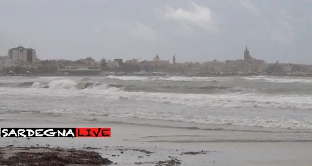 Allarme maltempo. Burrasca forte in Sardegna